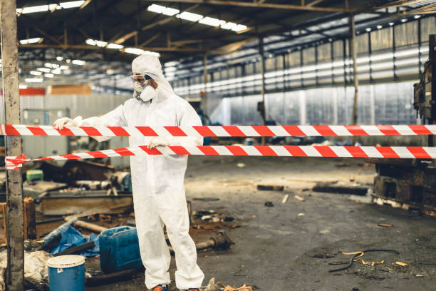 Professional Odor Removal technician working in Belding, MI